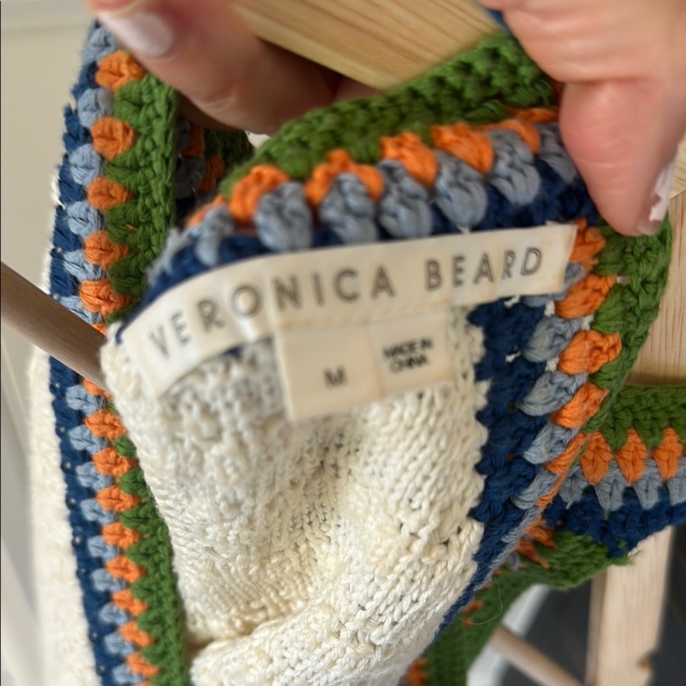 Veronica Beard Multicolor Crochet Tank - Picture 2 of 5